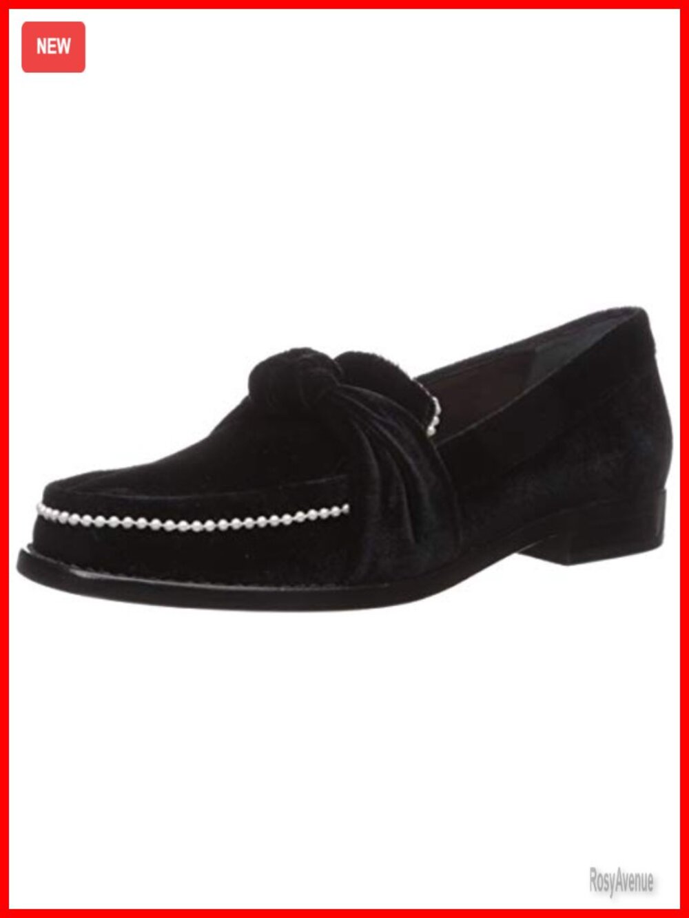 Velvet Flat Loafers Pull-On Closed Toe Dance Shoes